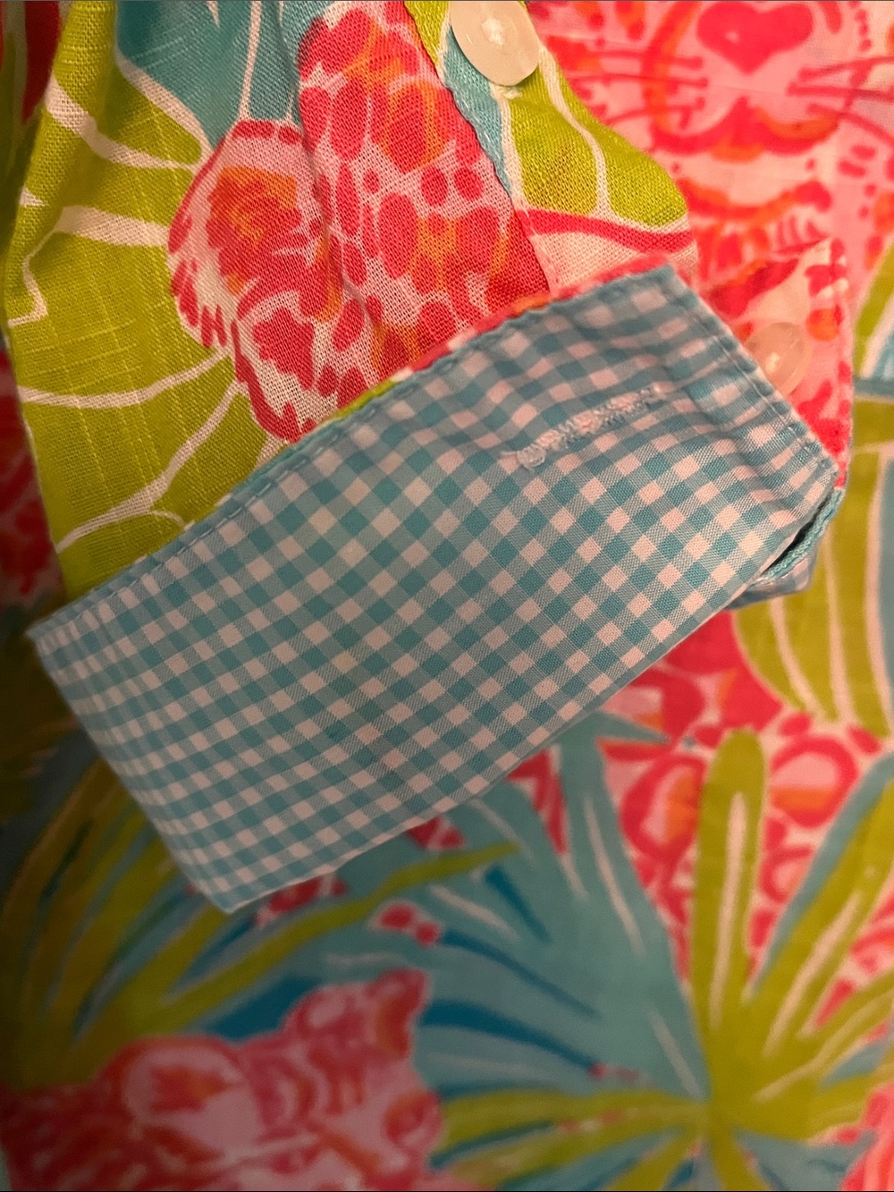 Lily Pulitzer Lovers Coral blouse - Picture 6 of 9